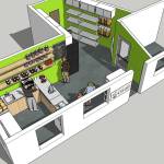 Contributed photo | Orcas Food Co-Ops proposed rendering of remodel in the Olga Store rear apartment space. The design is in the very early stages of development.
