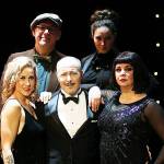 Bianca Cox Photo                                Front row: Katie Zwilling as Roxie, Jon Spinogatti as Billy and Grace McCune as Velma. Back row: Clint McCune as Amos and Amanda Sparks as Mama.