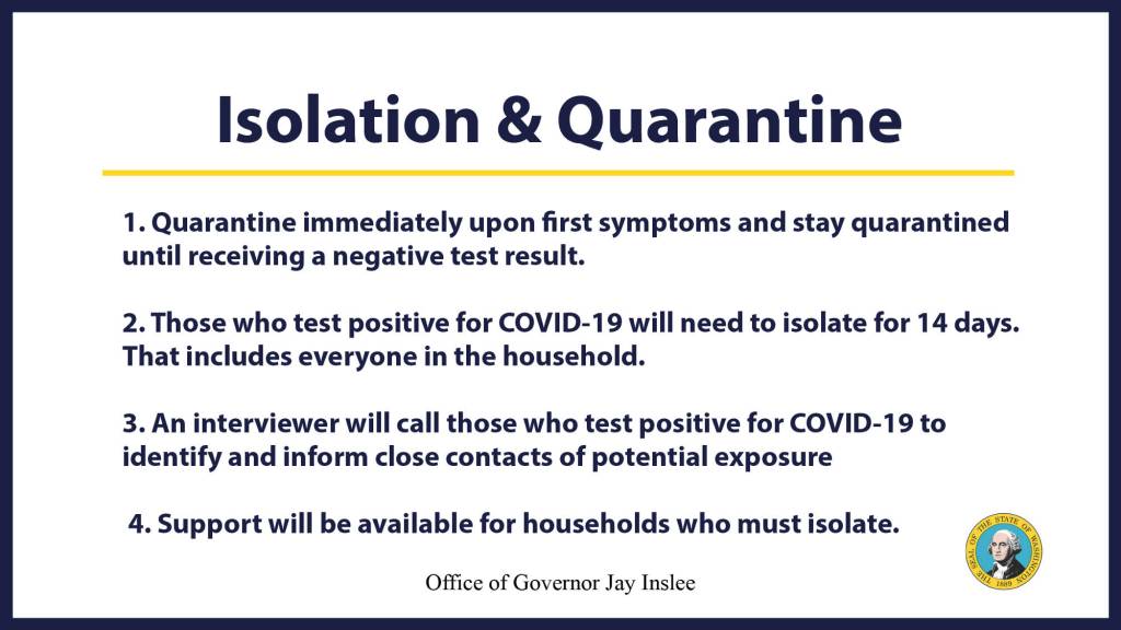 Inslee announces contact tracing initiative