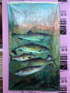 Art dancing with the wind and sky