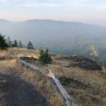 A smoky view from atop Mount Grant. (Emillie Novak/staff photo)