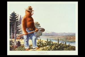Smokey Still on Guard by Rudy Wendelin