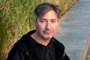 Portrait of filmmaker James Longley taken in September 2009 in Seattle. (Kevin P. Casey/Getty Images for the MacArthur Foundation)