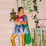 Brittany in her 4H ribbon dress.