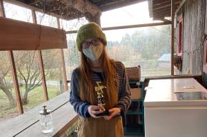 Contributed photo
Lucy Troxel with trophy.
