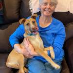 Cindi Lund with Annie.