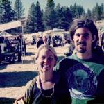 Eliza and Chris in the late 1990s.