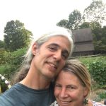 Chris and Eliza in the summer of 2020.