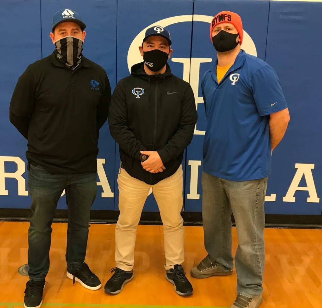 Boys basketball coaches
James Anderson, Ed Lago and Jay Sack