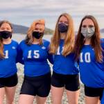 Contributed photo
Seniors Anwyn Thompson, Alanna Lago, Lindsey Simpson and Darian Johnson.