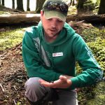 Contributed photo
Christian Oldham talking about newts.