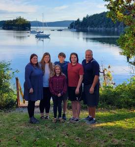 Contributed photo
Left to right: Rochelle, Portia, Pria, Paxon, Preston and Kevin White.