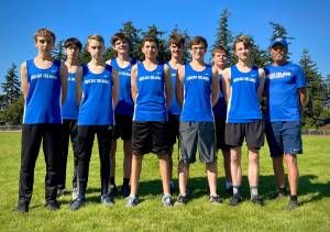Corey Wiscomb photo
Left to right: Finn Ontjes, Theo Vaccarella, Quinn Fleming, Will Stephens, Justin Krisch-Derr, Hunter Knapp, Ryan Krisch-Derr, Logan Jones, Porter Willis, Coach Mike Kulper.