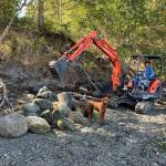 Armor removal day one. (Contributed photo)