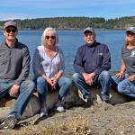 Contributed photo
Salmon Point community members, Mark Pearson, Rosemary Saylor, San Olson, Tina Whitman.
