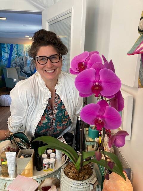 Catiya Gainor photo
Liberté Liberté at her shop in Eastsound.