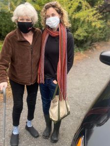Contributed photo
Rider Angelica Mayo and volunteer driver Katie Zwilling completed Orcas Door to Doors 2000th ride to Orcas Island Physical Therapy.