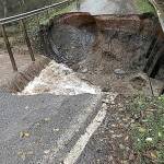 Contributed photo
Point Lawrence Road on Orcas was washed out just past Doe Bay Resort.