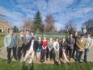 Contributed photo
Orcas Christian School introduced all of their juniors and seniors to life on a college campus over a long weekend recently.