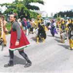 Contributed photo
Charles Dalton (front center) in the first parade in 1999.