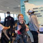 Contributed photo
Kat Barnard right after her climb.