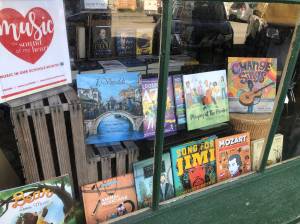 Colleen Smith/staff photo
The display at Darvills Bookstore.