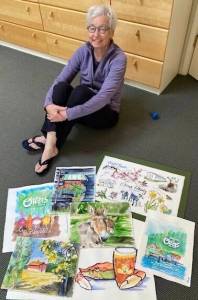 Contributed photo
The watercolors of Betty Reynolds will be on exhibit in the Orcas Island Library during the month of May.