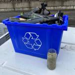 Pete Moe/contributed photo
One tote full of recycled glass equates to 14 oz. of crushed glass.