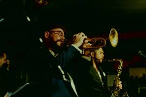 Contributed photo
Charlie Porter Quintet preforms live on the Village Green.