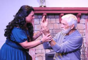 Aaimee Johnson and Larry Hampel.