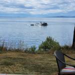 The ALEUTIAN ISLE fishing boat just moments before it sank off the west side of San Juan Island.
photo courtesy Mark Scheer.