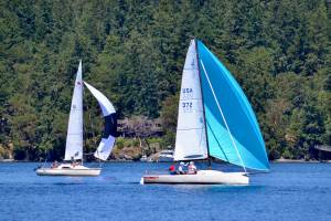 Contributed photo by the San Juan Island Yacht Club Race Committee.