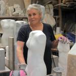 CONTRIBUTED PHOTO/Sculptor M. J. Anderson in the artist's Oregon studio.