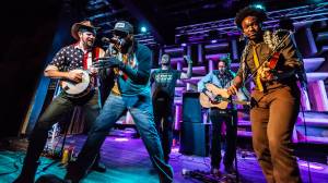 Gangstagrass play at Orcas Center on Friday, Dec. 2.