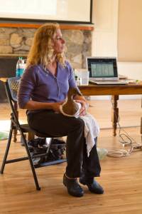 Contributed photo by IOSA
Julie Knight with a bird.