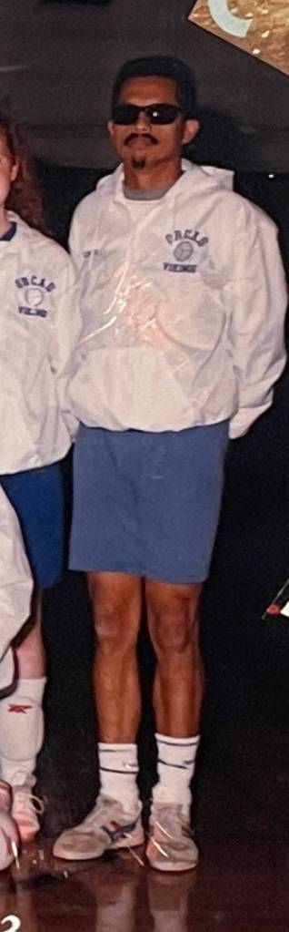 Coach Gregg Sasan in his younger years.