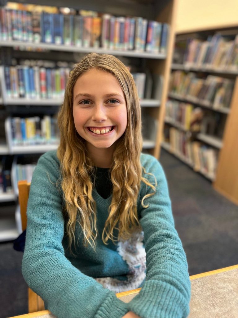 Marin loves to read!