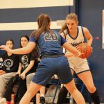 Contributed photo by Cory Wiscomb
Junior Bethany Carter squares off against Mount Vernon Christian player.