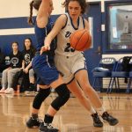 Contributed photo by Cory Wiscomb
Lady Vikings bring determination to the court.