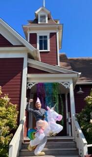 Contributed photo
Lopez Library Director, Darren Hoerner at the Lopez Library