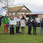 Heather Spaulding \ Staff photo
Supporters came together for the Trans community.