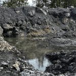 Heather Spaulding \ Staff photo
Standing water at Egg Lake Quarry