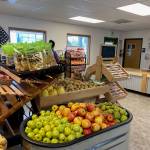 Rick Rhodes photo.
Part of the new grocery-store layout at the food bank.