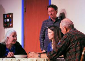 Contributed photo.
Dorrie Braun, Valerie Buxbaum, Morgan Dews and Tom Fiscus in The Tin Woman.