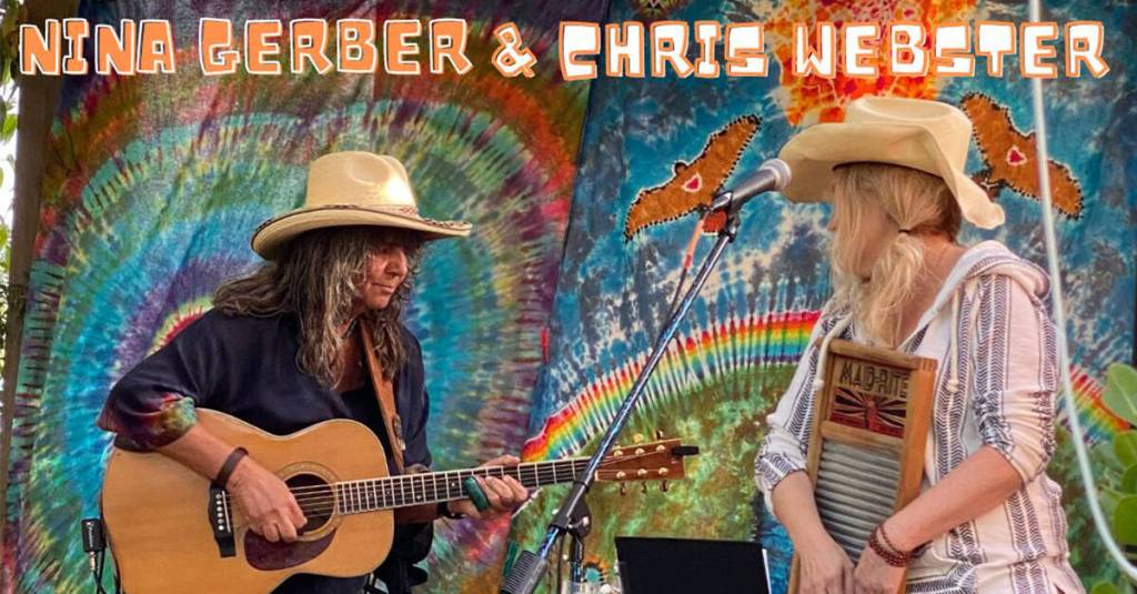 CONTRIBUTED PHOTO/Nina Gerber and Chris Webster perform at The Grange, presented by Orcas Center.