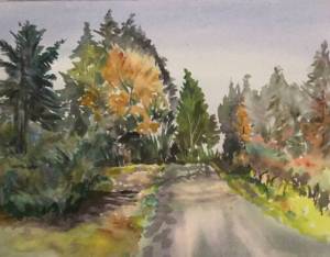 A painting by Suzanne Lamb will be on display in the art show.