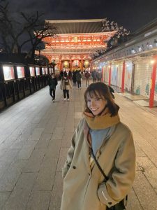 Isabel Ashley, a new reporter for the Journal, is pictured on a trip to Japan during her year living in Asia.
