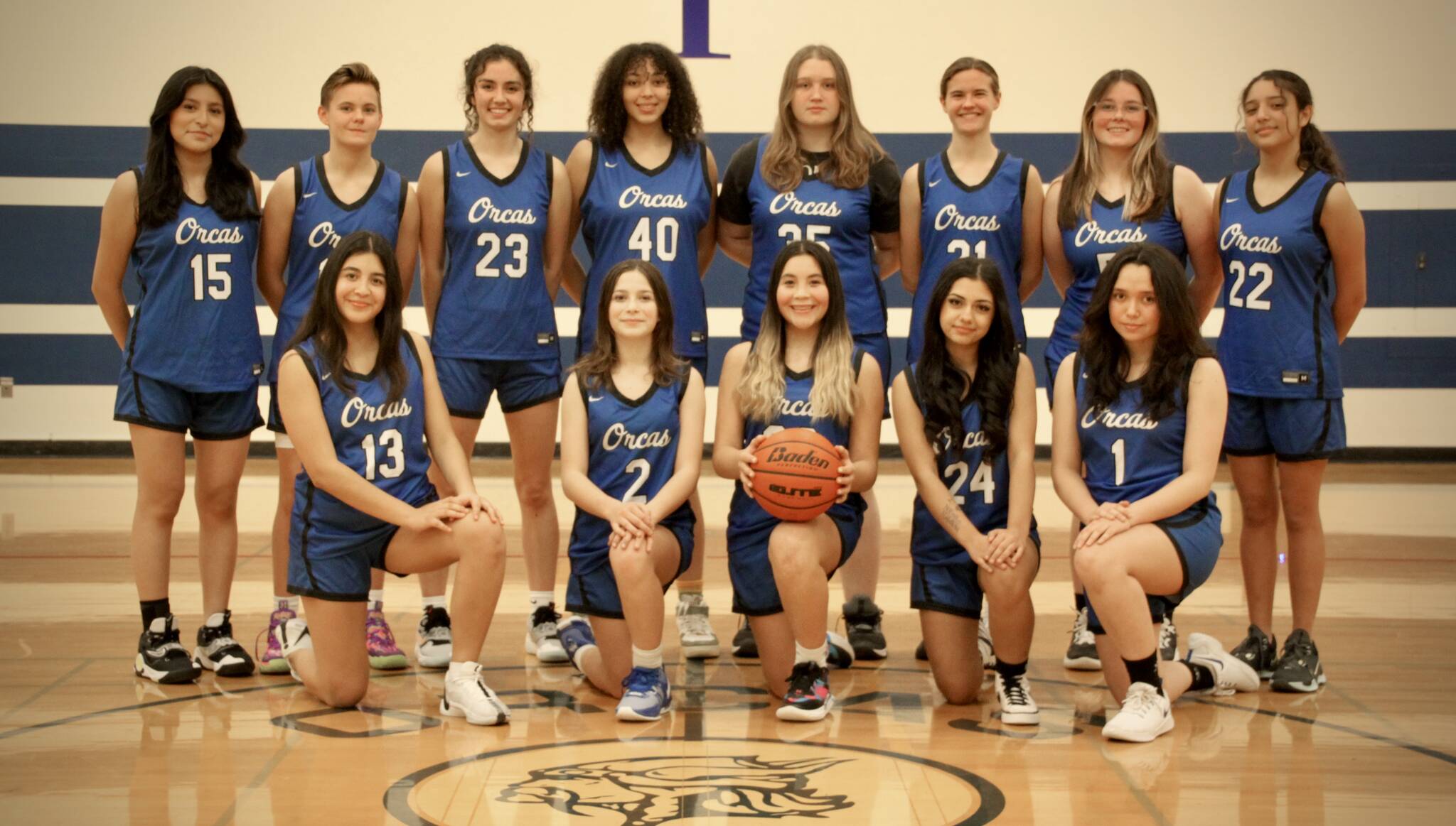 Corey Wiscomb photo.
Back row, L-R: Abril Perez Dominguez, Charlotte Winter-Lamphere, Sofia Mahony-Jauregui, Brookelyn Plegge, Wylie Haug, Margot Winter-Lamphere, Kiley Quill, Renata Puente. Front Row, L to R: Lucy Rios, Ivy Shaefer, Emi Rios, Gisselle Meraz Valladarez, Sarah Burns.