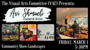 Orcas Centers featured artist Avi Shmueli.