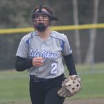 Heather Spaulding photo.
Milana Schneider during the game against Friday Harbor.